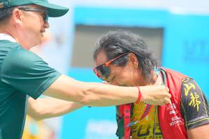 BIB: 100
                            <button type="button" onclick="openModal(21761699)" class="btn btn-primary btn-sm float-right btn-popup" data-toggle="modal" data-target=".modal-high-quality">
                        <i class="fas fa-shopping-cart"></i> Add to Cart
                    </button>
                                            <button type="button" onclick="isThisMe(21761699, true)" class="btn btn-success btn-sm float-right btn-popup btn-isme hidden" data-toggle="tooltip" data-placement="bottom" title="นี่คือรูปของคุณใช่ไหม คลิกที่นี่เพื่อเอาเข้าอัลบั้ม">
                        <i class="fas fa-plus"></i> Add to album
                    </button>
                    <button type="button" onclick="isThisMe(21761699, false)" class="btn btn-warning btn-sm float-right btn-popup btn-isnotme hidden">
                        <i class="fas fa-ban"></i> Remove from album
                    </button>